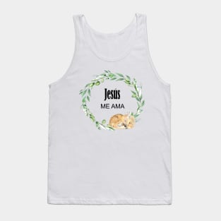 Jesus me ama, spanish bible verse Tank Top